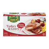 Jennie-o  turkey & gravy in a roasting pan, white & dark Full-Size Picture